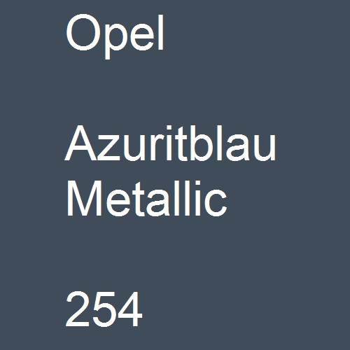 Opel, Azuritblau Metallic, 254.